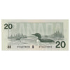 BC-58d 1991 Canada $20 Knight-Dodge, EYC, Uncirculated (MS60)