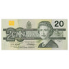 BC-58d 1991 Canada $20 Knight-Dodge, EYE, EF-AU (EF45)