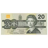 BC-58d-i 1991 Canada $20 Knight-Dodge, AWY, AU-UNC (AU55)