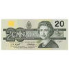 BC-58d-i 1991 Canada $20 Knight-Dodge, AYB, AU-UNC (AU55)