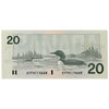 BC-58d-i 1991 Canada $20 Knight-Dodge, AYP, Almost Uncirculated (AU50)