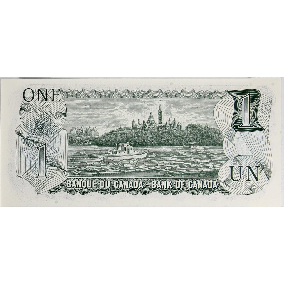 BC-46a-i 1973 Canada $1 Lawson-Bouey, AFL, Uncirculated (MS60)