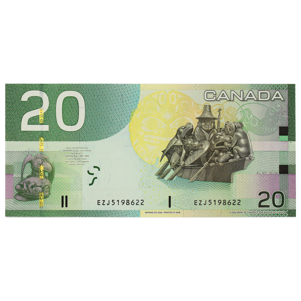BC-64a-i 2006 Canada $20 Jenkins-Dodge, EZJ, UNC