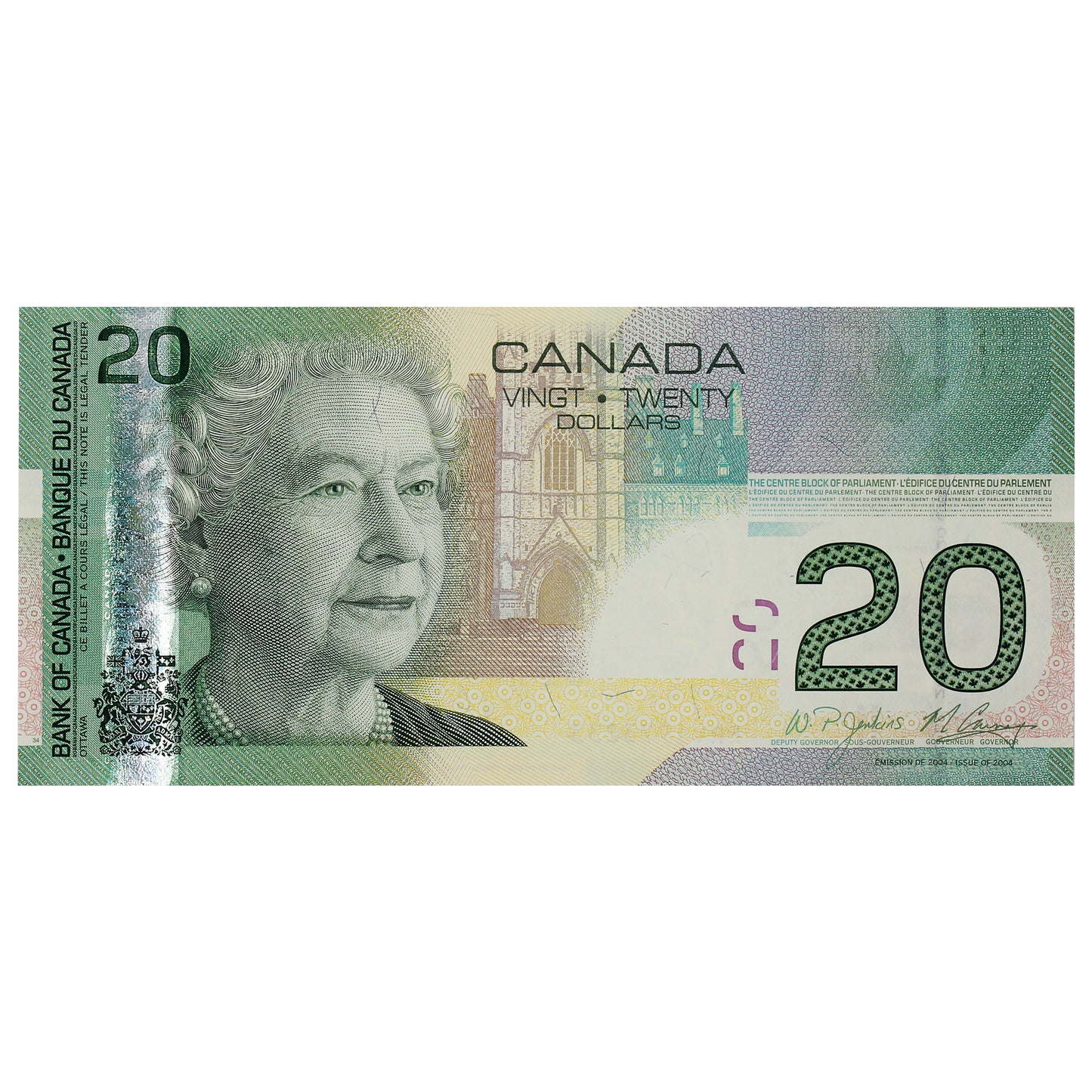 BC-64b 2008 Canada $20 Jenkins-Carney, EUD, CUNC