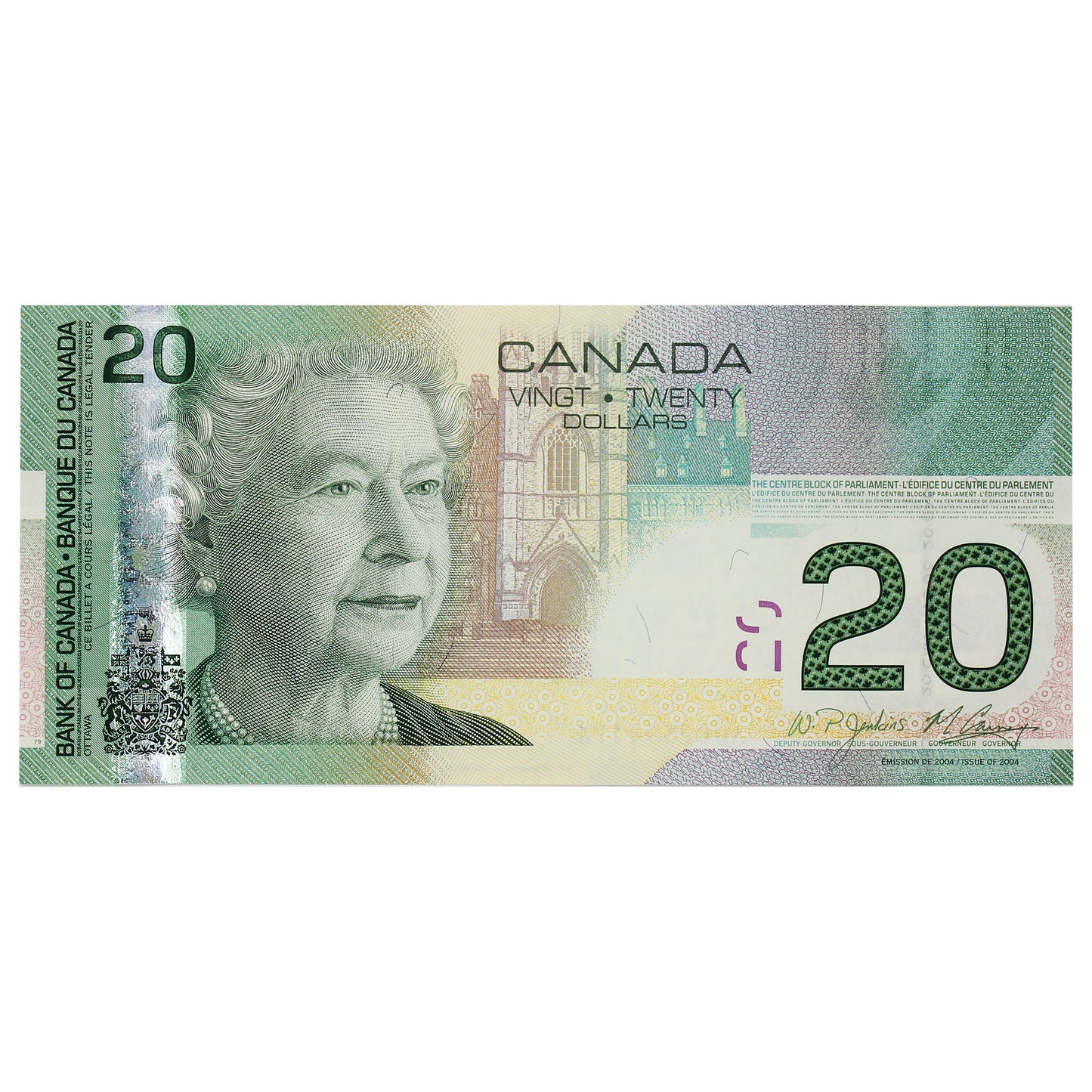 BC-64b-i 2010 Canada $20 Jenkins-Carney, AUF, UNC