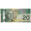 BC-64a-N1-iii 2005 Canada $20 Jenkins-Dodge, 3 Digit RADAR ALV1443441, VF-EF
