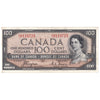 BC-35a 1954 Canada $100 Coyne-Towers, Devil's Face, A/J, EF-AU