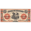 125-12-12 1861 Bank of Clifton $2 Brown, Engraved 1, EF