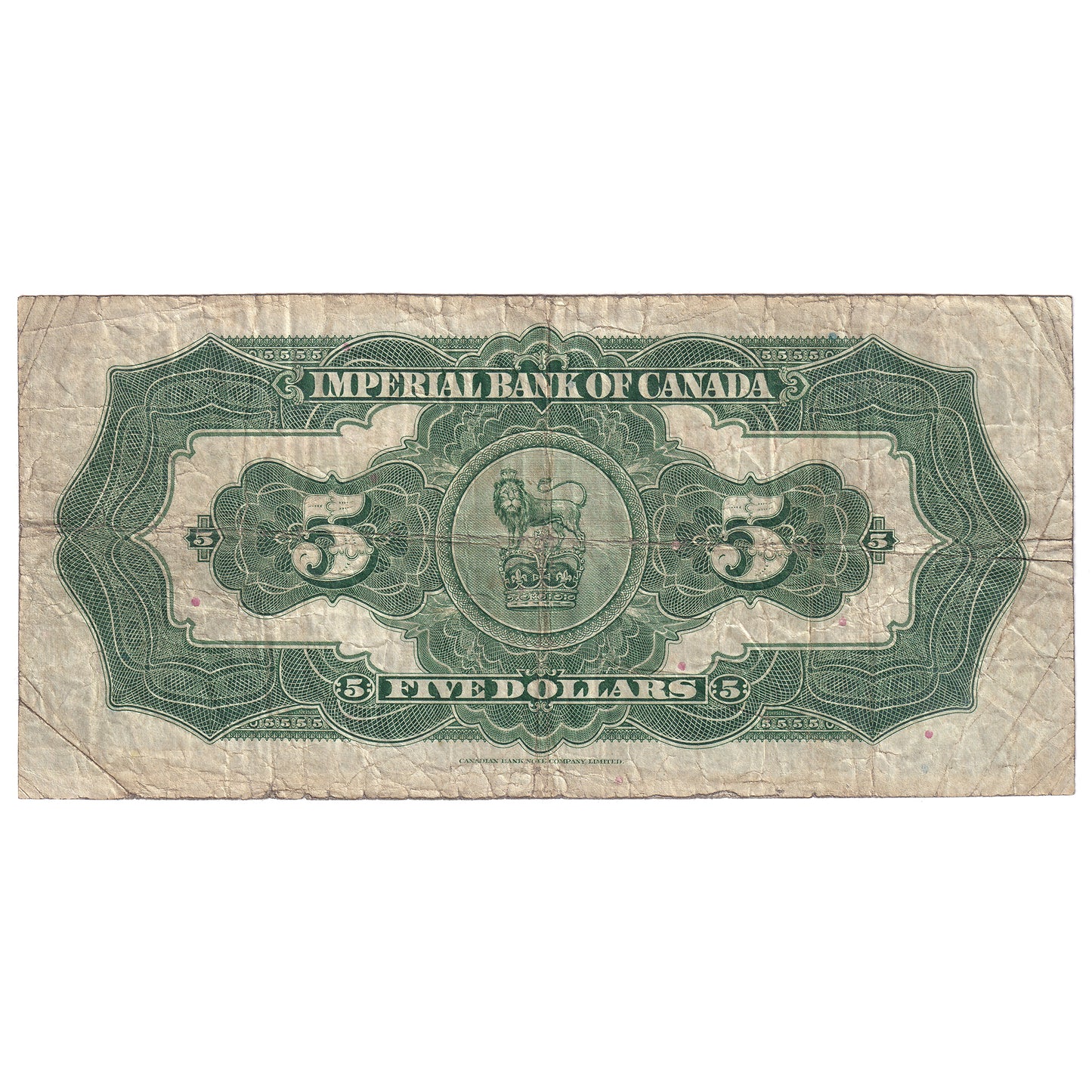 375-20-02 1933 Imperial Bank of Canada $5 Phipps-Rolph, F