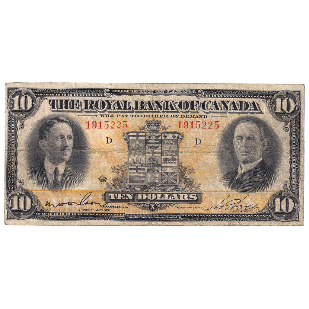 630-14-08 1927 Royal Bank $10 Wilson-Holt, F