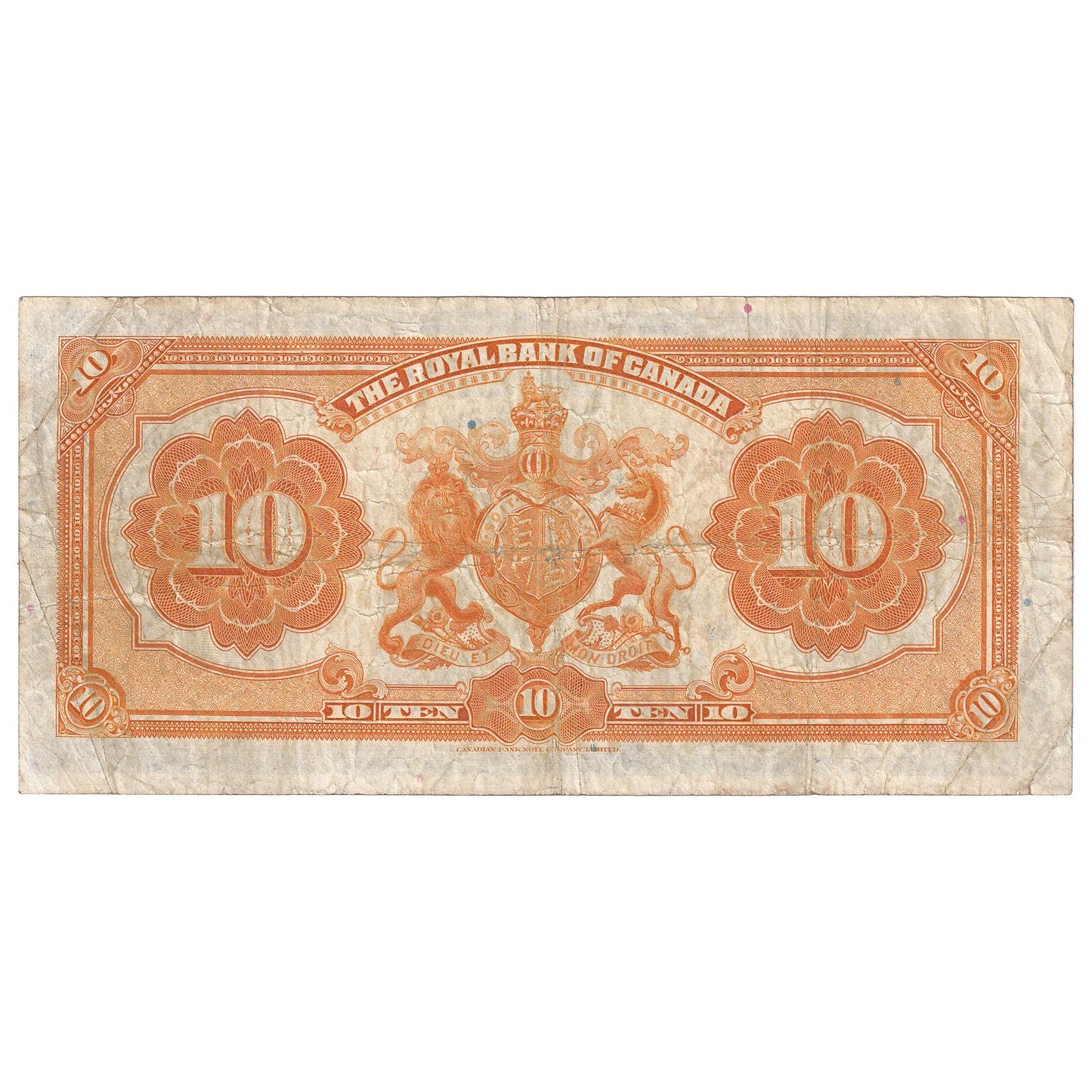 630-16-04 1933 Royal Bank $10 Wilson-Holt, F-VF