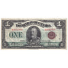 DC-25i 1923 Dominion $1 McCavour-Saunders, Bronze Seal, Group 2, Series B, VF-EF
