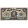 DC-25j 1923 Dominion $1 McCavour-Saunders, Green Seal, Group 2, VG