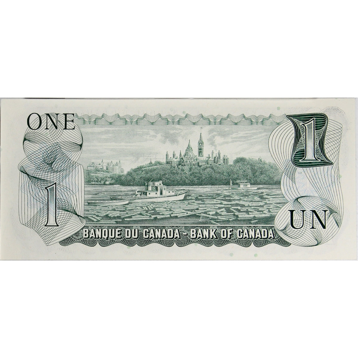 BC-46a-i 1973 Canada $1 Lawson-Bouey, EAC, Uncirculated (MS60)