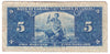 BC-23b 1937 Canada $5 Gordon-Towers, J/C, Circ