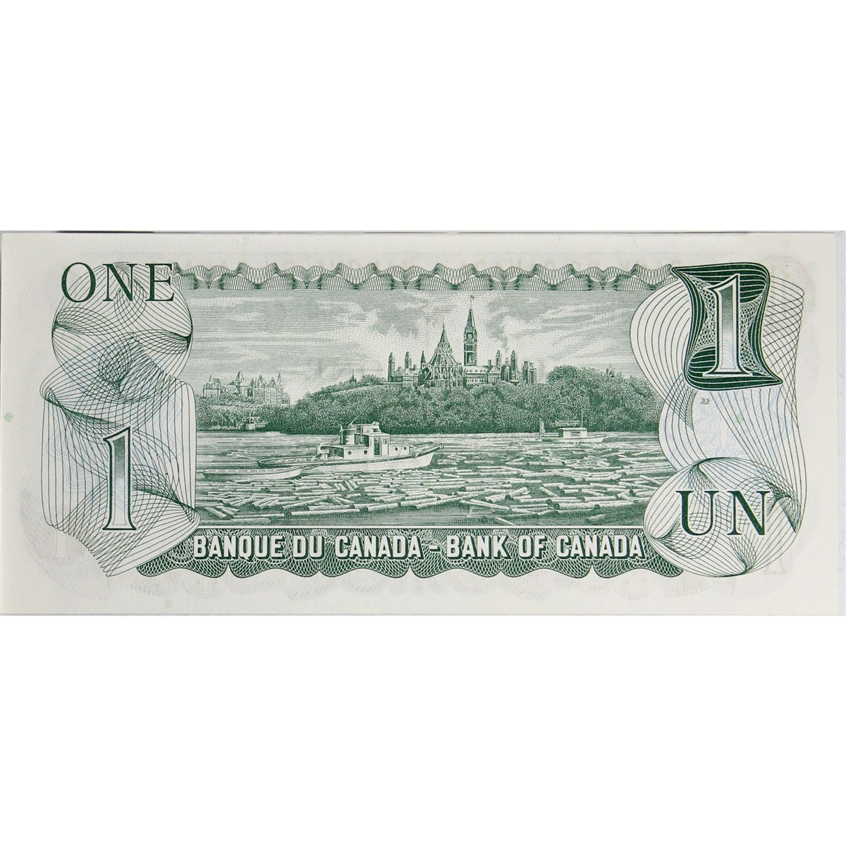 BC-46a-i 1973 Canada $1 Lawson-Bouey, EAL, Choice Uncirculated (CUNC63)