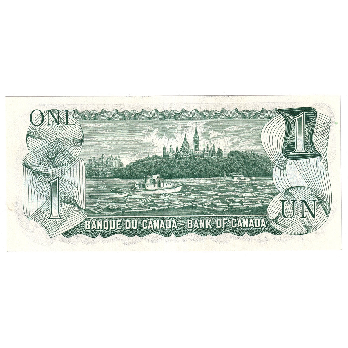 BC-46a-i 1973 Canada $1 Lawson-Bouey, EAN, Uncirculated (MS60)