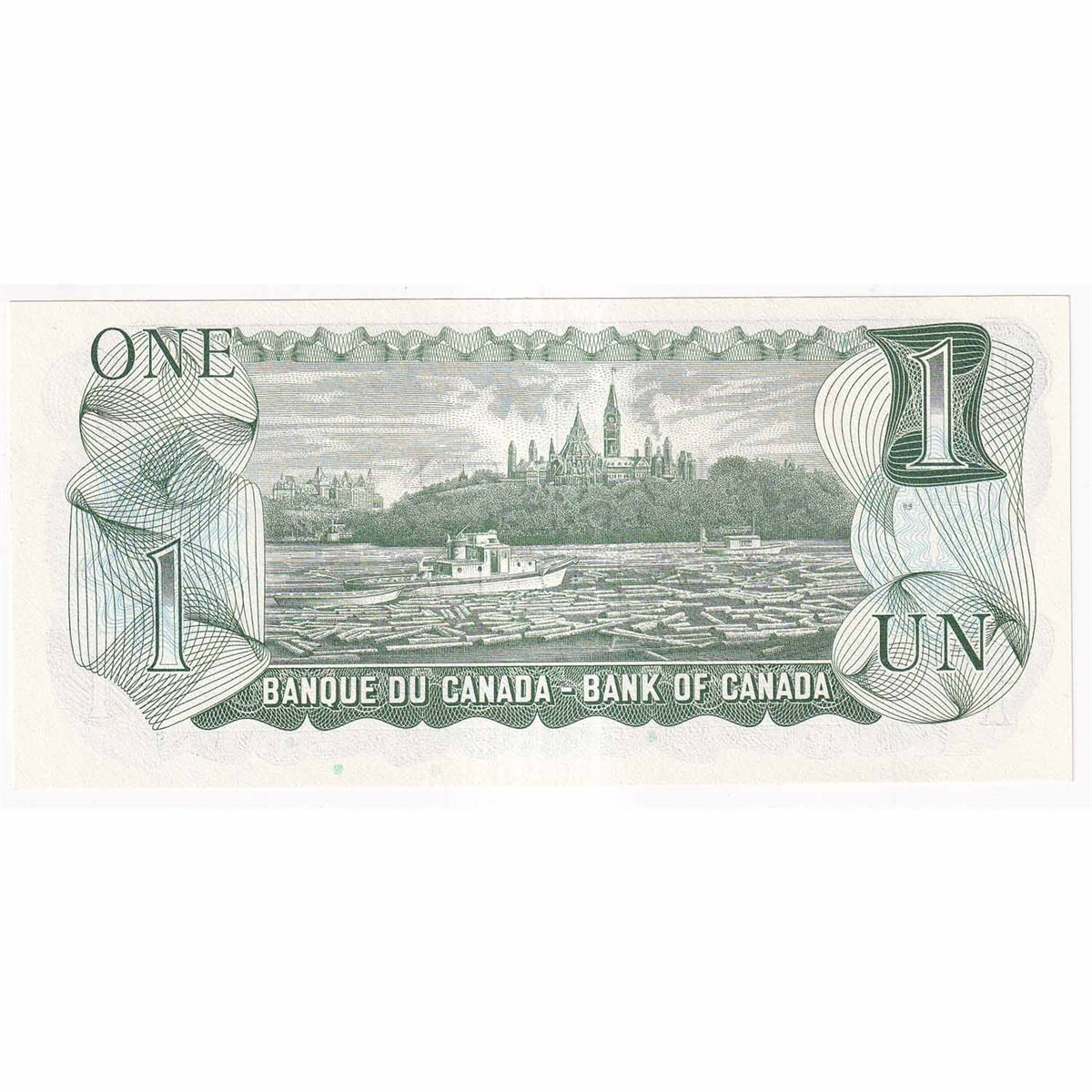 BC-46b 1973 Canada $1 Crow-Bouey, ALM, Choice Uncirculated (CUNC63)