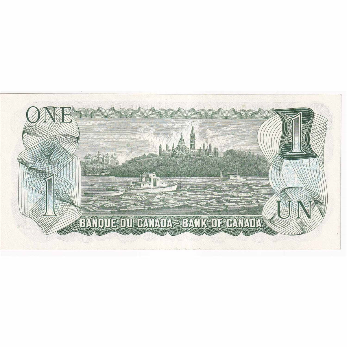 BC-46b 1973 Canada $1 Crow-Bouey, ALM, Uncirculated (MS60)