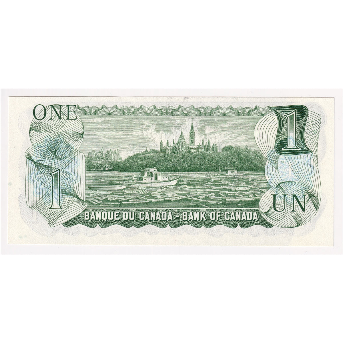 BC-46b 1973 Canada $1 Crow-Bouey, ALU, Choice Uncirculated (CUNC63)