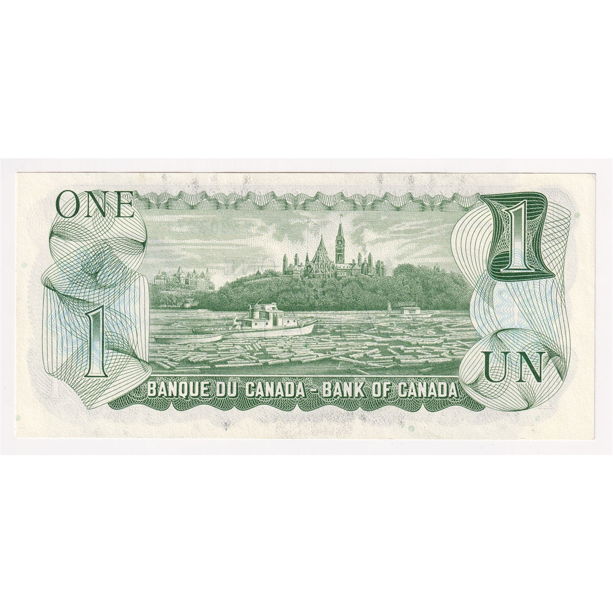 BC-46b 1973 Canada $1 Crow-Bouey, ALV, Uncirculated (MS60)