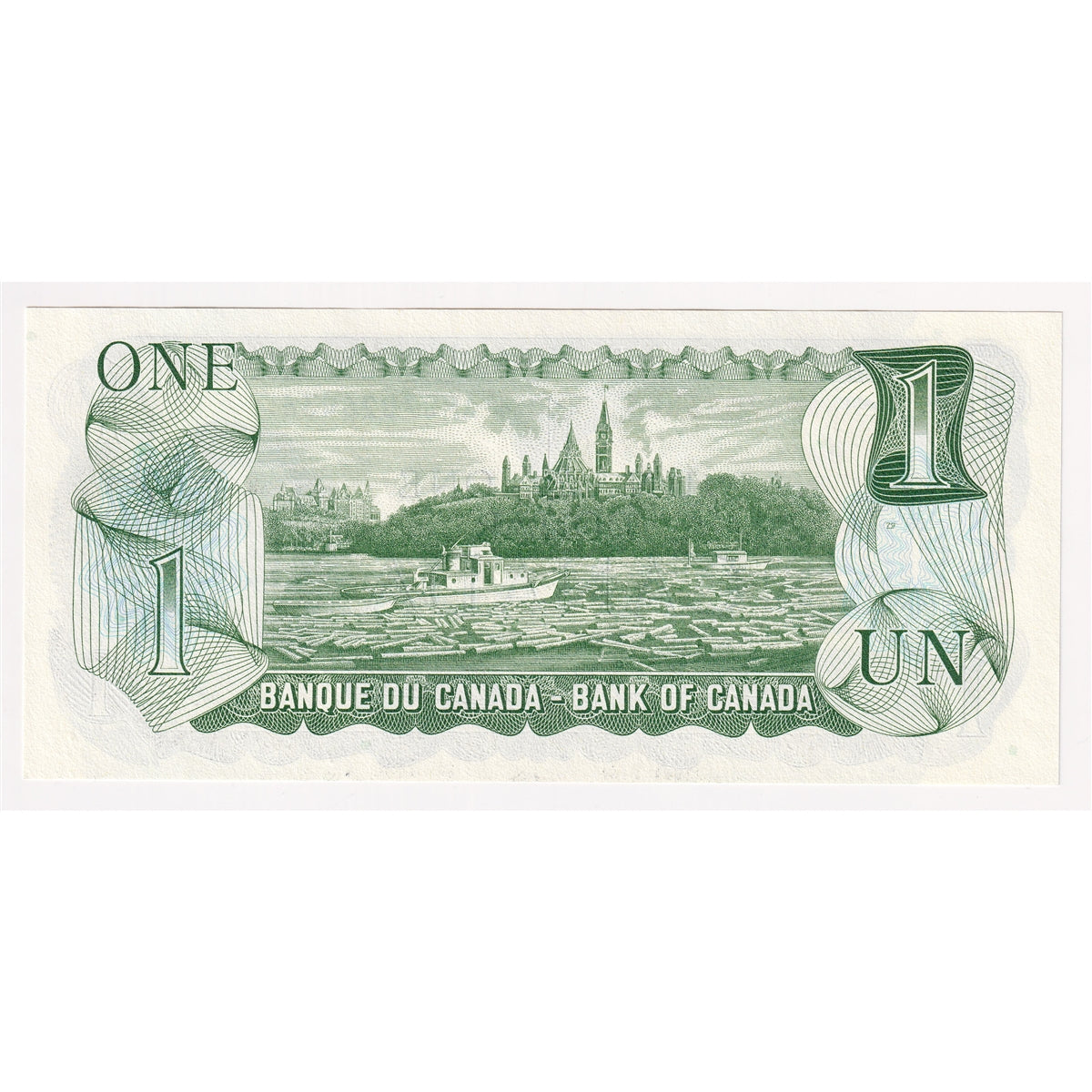 BC-46b 1973 Canada $1 Crow-Bouey, AMC, Uncirculated (MS60)