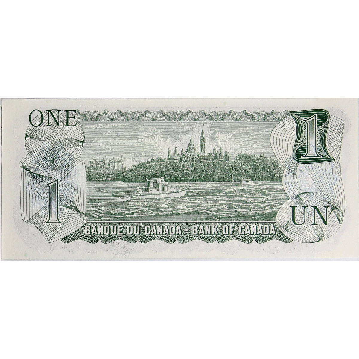 BC-46b 1973 Canada $1 Crow-Bouey, BAE, Choice Uncirculated (CUNC63)