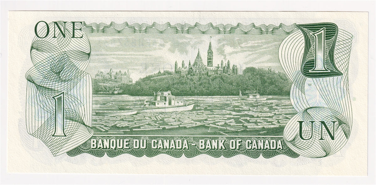 BC-46b 1973 Canada $1 Crow-Bouey, BAP, Choice Uncirculated (CUNC63)