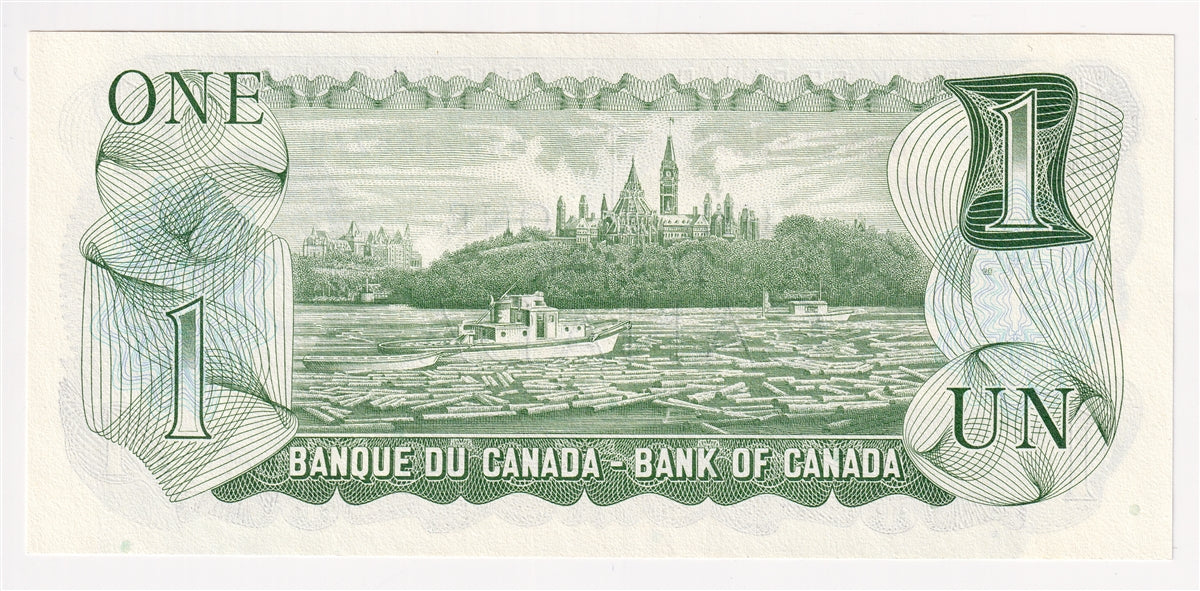 BC-46b 1973 Canada $1 Crow-Bouey, BAS, Choice Uncirculated (CUNC63)