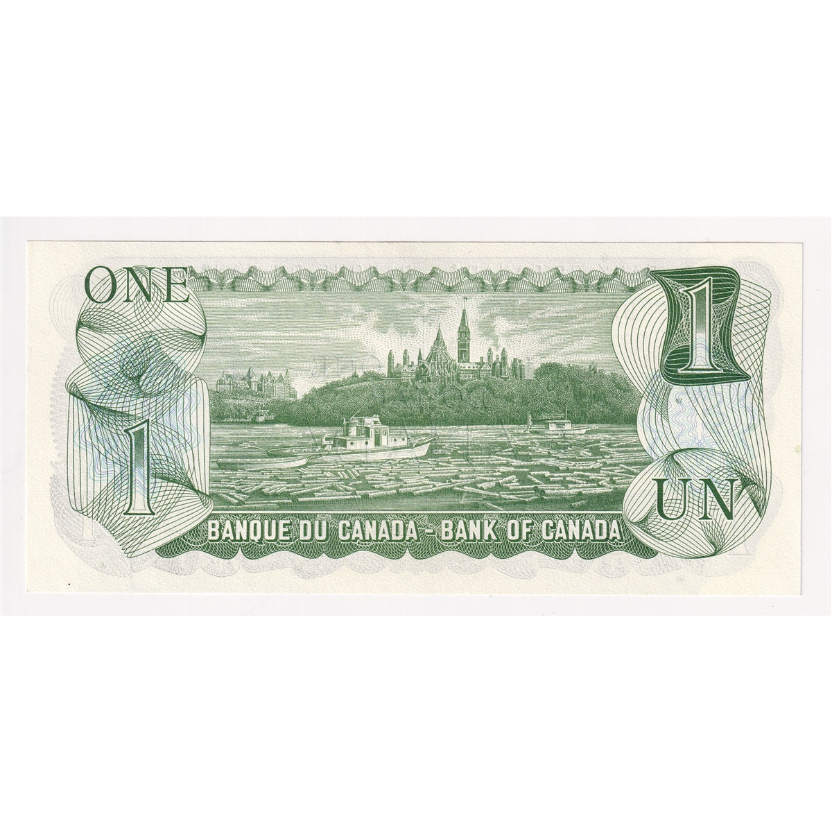BC-46b 1973 Canada $1 Crow-Bouey, BAZ, Uncirculated (MS60)