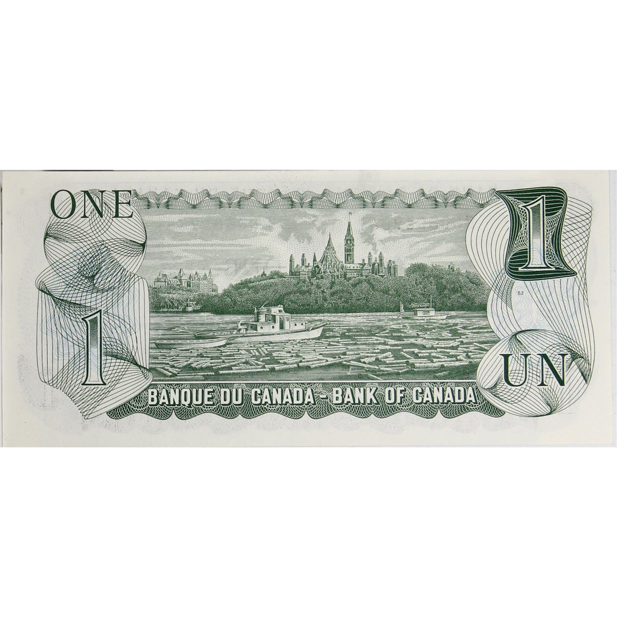 BC-46b 1973 Canada $1 Crow-Bouey, BCC, Uncirculated (MS60)