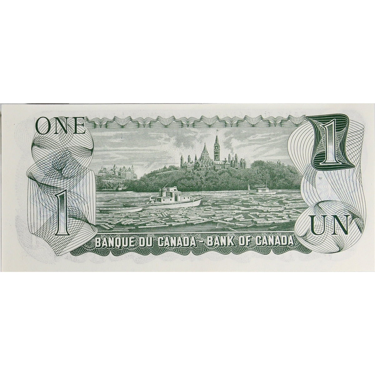 BC-46b 1973 Canada $1 Crow-Bouey, BCD, Uncirculated (MS60)