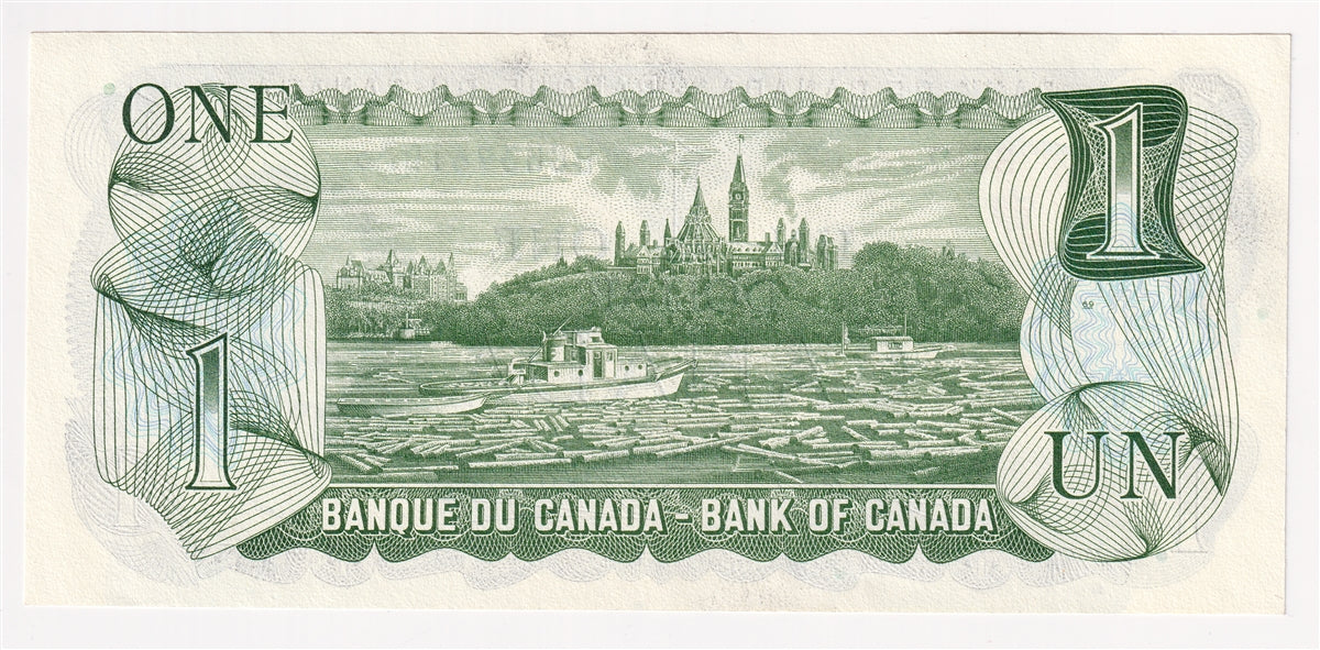 BC-46b 1973 Canada $1 Crow-Bouey, BCH, Uncirculated (MS60)