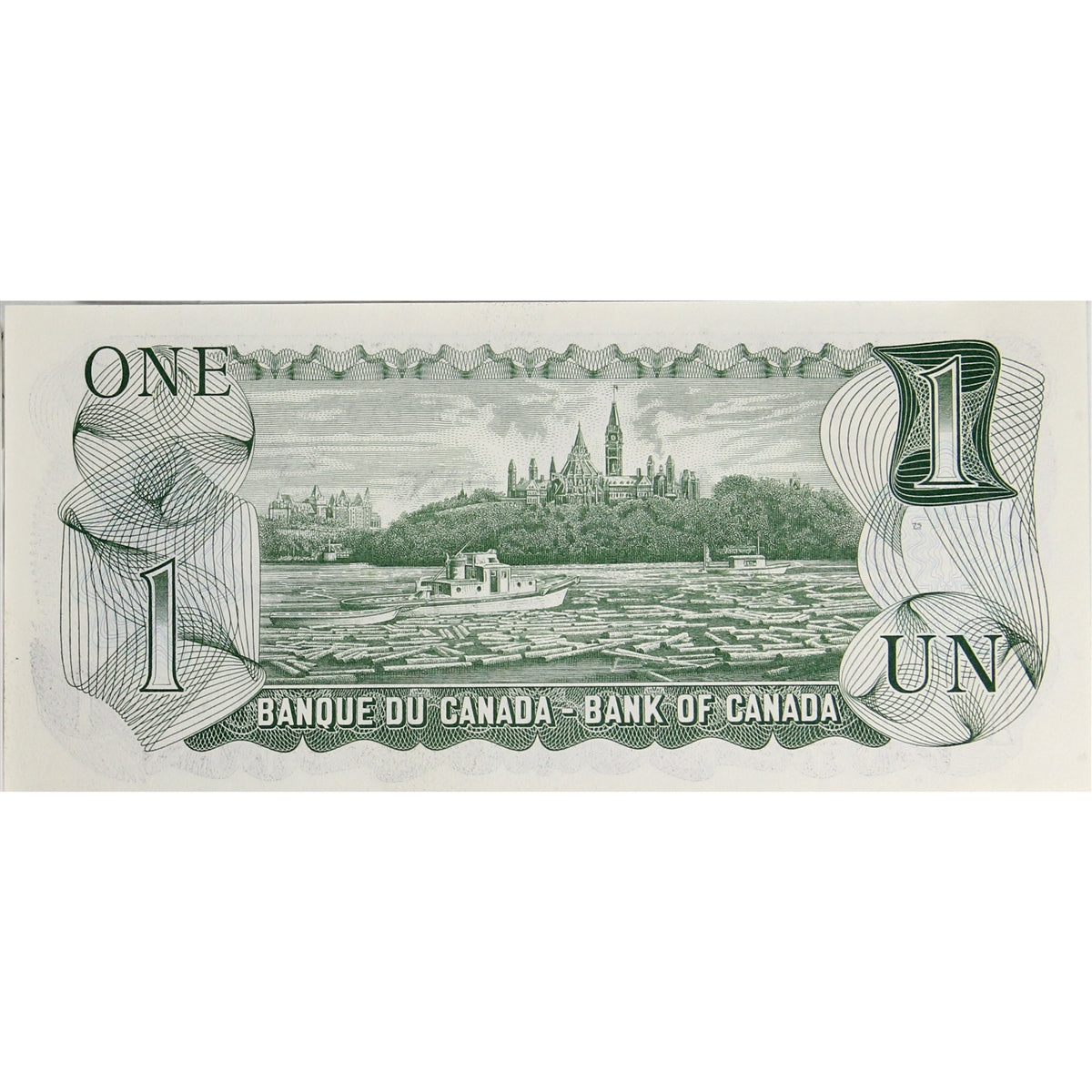 BC-46b 1973 Canada $1 Crow-Bouey, BCN, Choice Uncirculated (CUNC63)