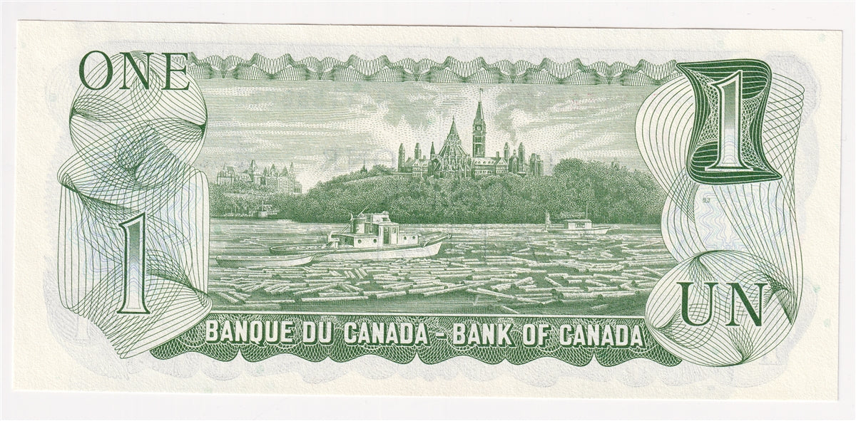 BC-46b 1973 Canada $1 Crow-Bouey, BCY, Choice Uncirculated (CUNC63)