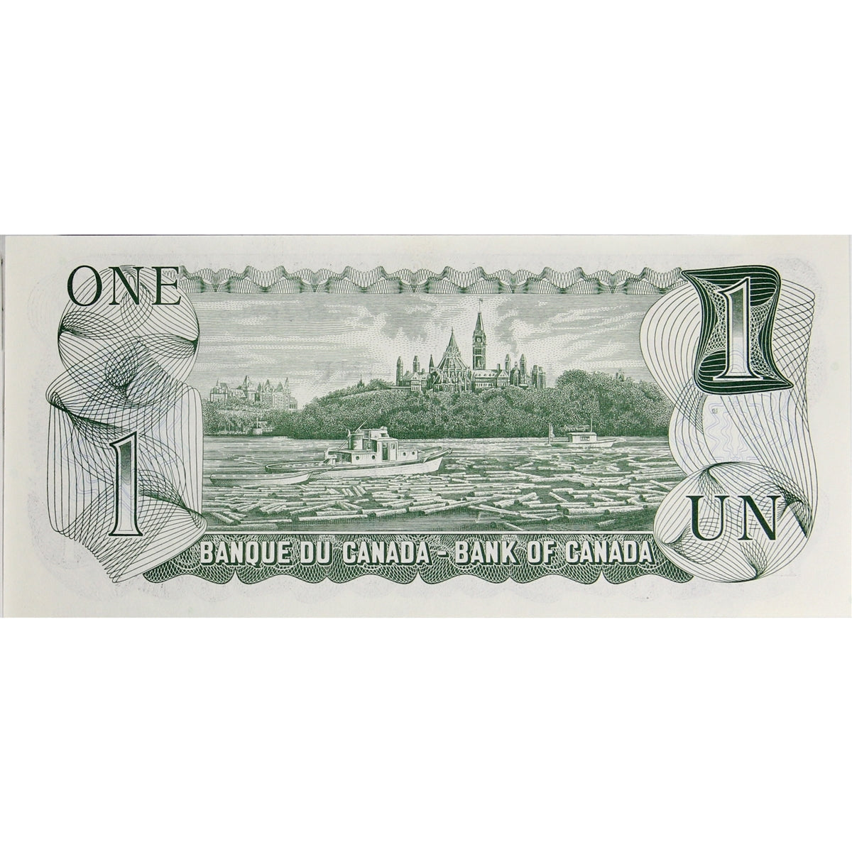 BC-46b 1973 Canada $1 Crow-Bouey, BCY, Uncirculated (MS60)