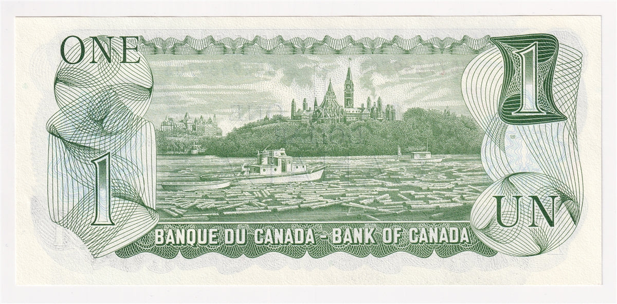 BC-46b 1973 Canada $1 Crow-Bouey, BCZ, Uncirculated (MS60)