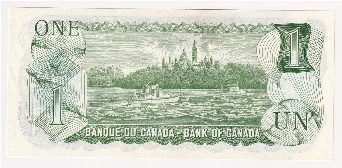 BC-46b 1973 Canada $1 Crow-Bouey, BFB, Uncirculated (MS60)