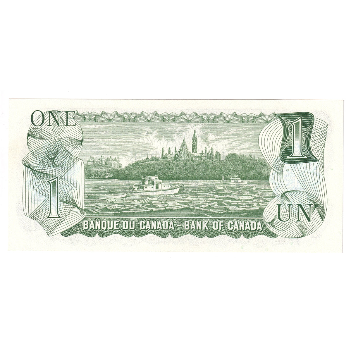 BC-46b 1973 Canada $1 Crow-Bouey, BFC, Uncirculated (MS60)