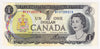 BC-46b 1973 Canada $1 Crow-Bouey, BFD, Uncirculated (MS60)