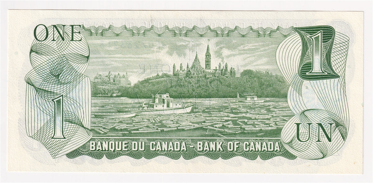 BC-46b 1973 Canada $1 Crow-Bouey, BFD, Uncirculated (MS60)