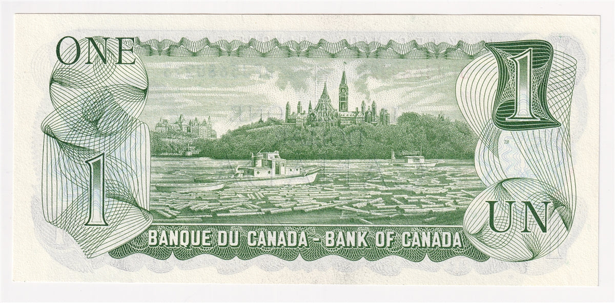 BC-46b 1973 Canada $1 Crow-Bouey, BFJ, Uncirculated (MS60)