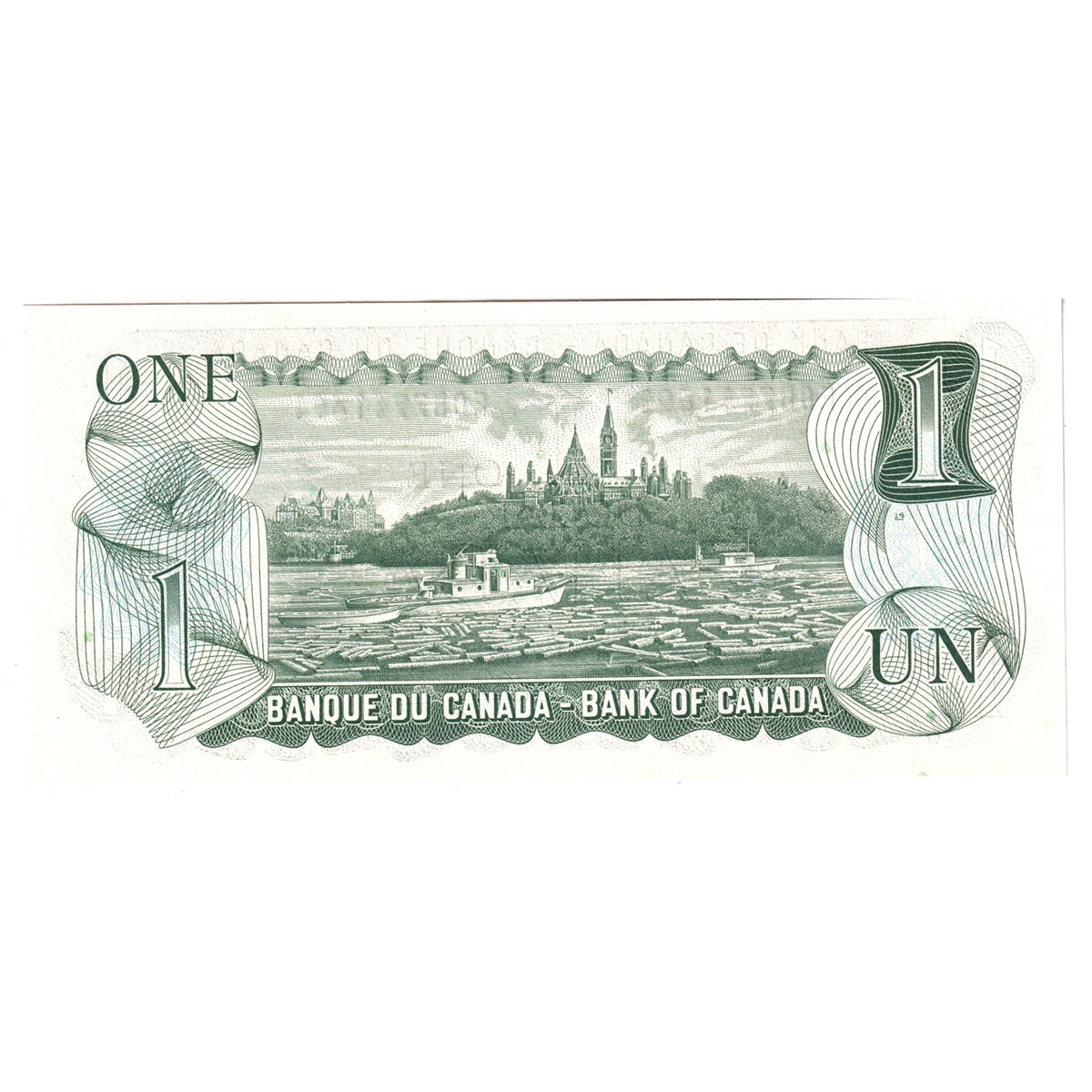 BC-46b 1973 Canada $1 Crow-Bouey, ECB, Choice Uncirculated (CUNC63)