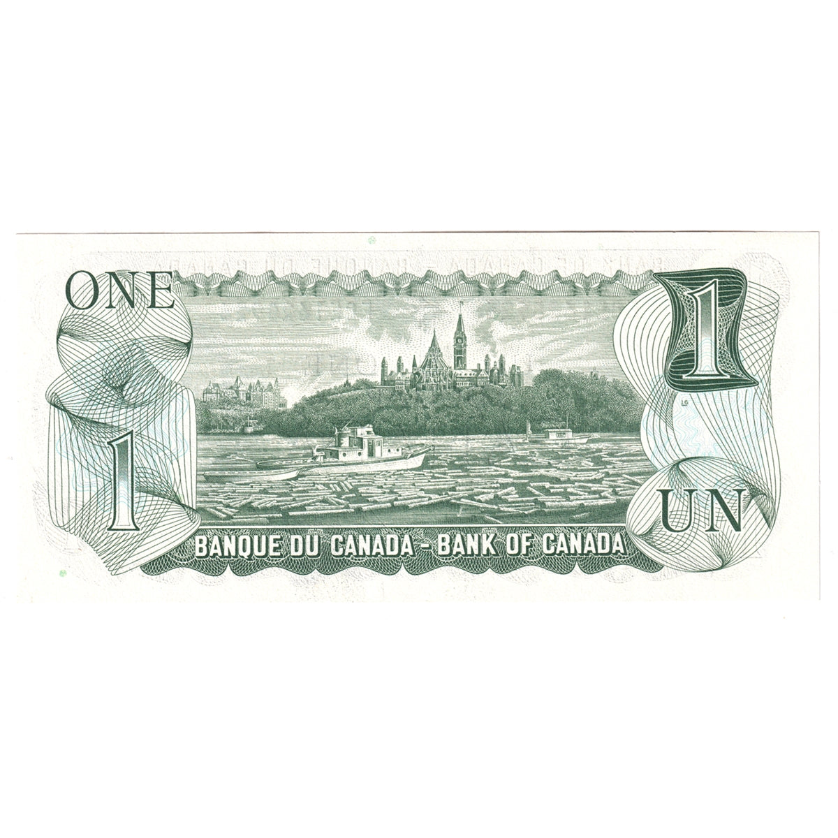BC-46b 1973 Canada $1 Crow-Bouey, ECE, Choice Uncirculated (CUNC63)