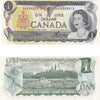 BC-46bA 1973 Canada $1 Crow-Bouey, AAX, Choice Uncirculated (CUNC63)