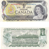 BC-46bA 1973 Canada $1 Crow-Bouey, AAX, Extra Fine (EF40)