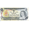 BC-46bA 1973 Canada $1 Crow-Bouey, AAX, Very Fine (VF20)