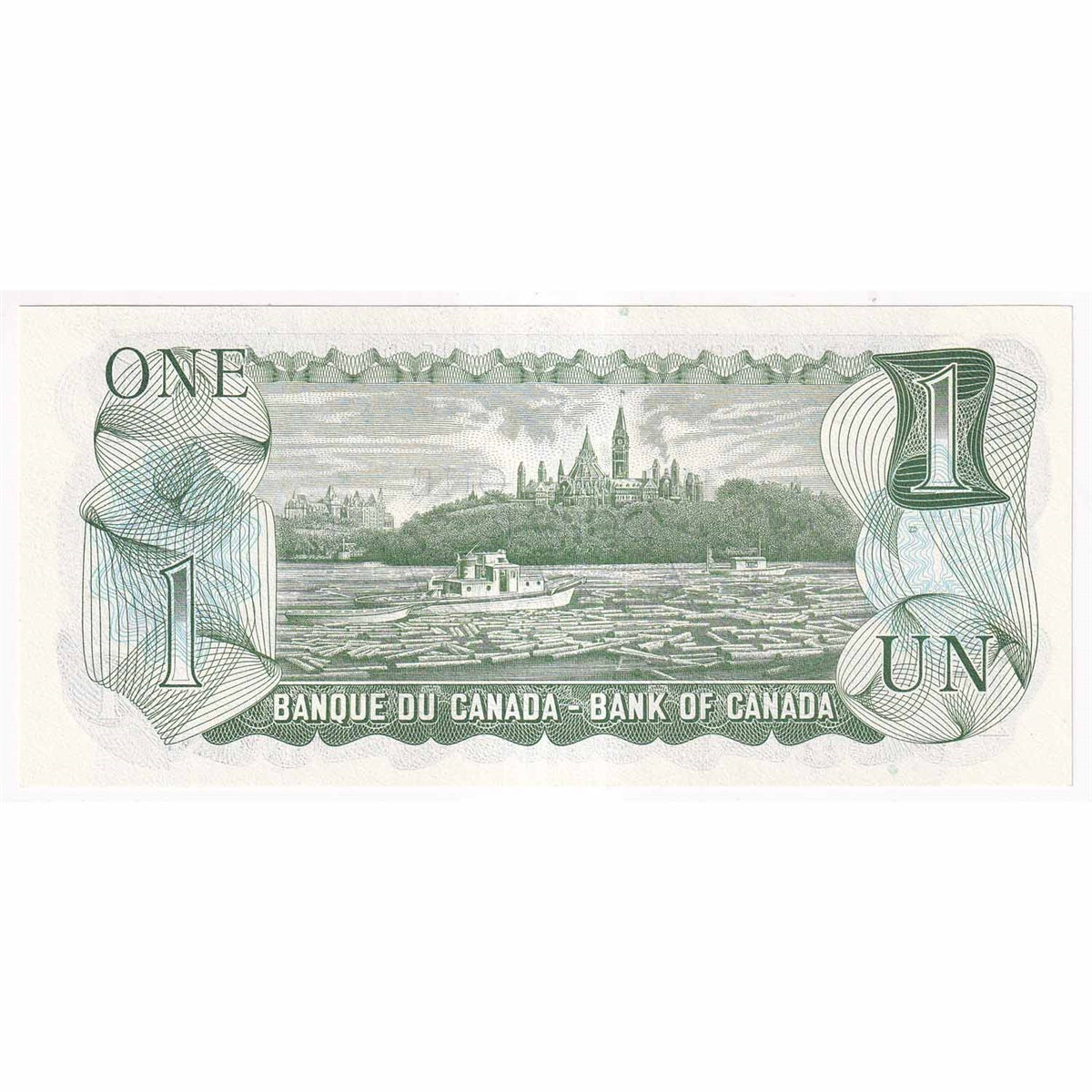 BC-46bA 1973 Canada $1 Crow-Bouey, BAX, Uncirculated (MS60)
