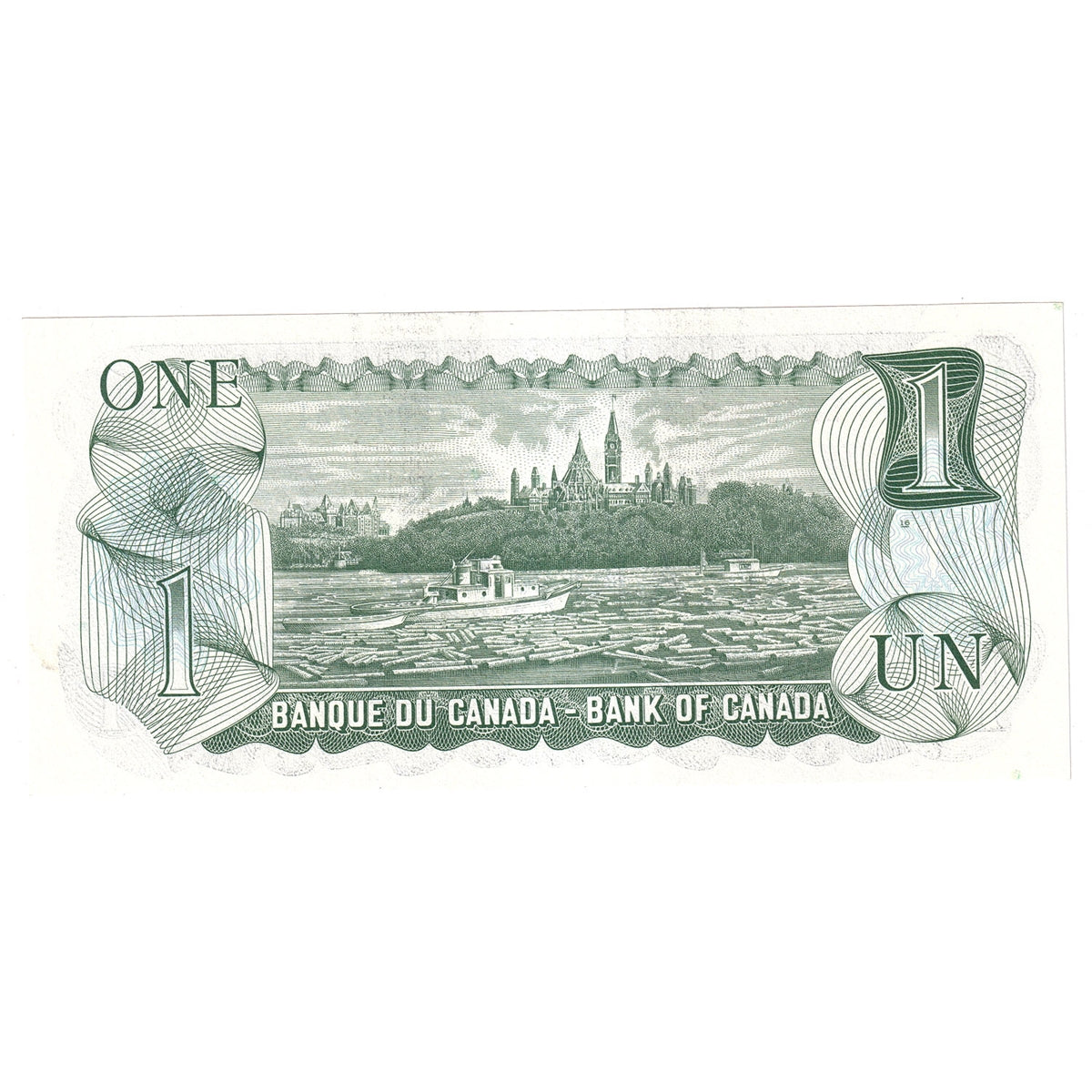 BC-46bA 1973 Canada $1 Crow-Bouey, EAX, Gem Uncirculated (GUNC65)