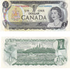 BC-46bA 1973 Canada $1 Crow-Bouey, EAX, Uncirculated (MS60)